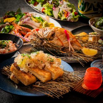 ■Delicious dishes■ Blackthroat seaperch, oden, and other deluxe fresh fish dishes [Superb course] All-you-can-drink included 7 dishes 4,500 yen