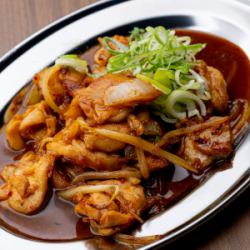 牛ホルモン炒め