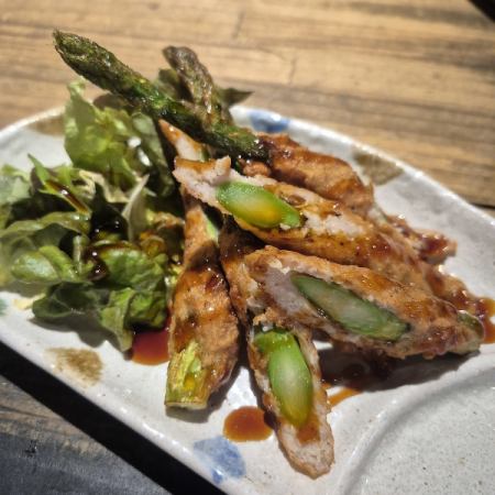 アスパラつくね