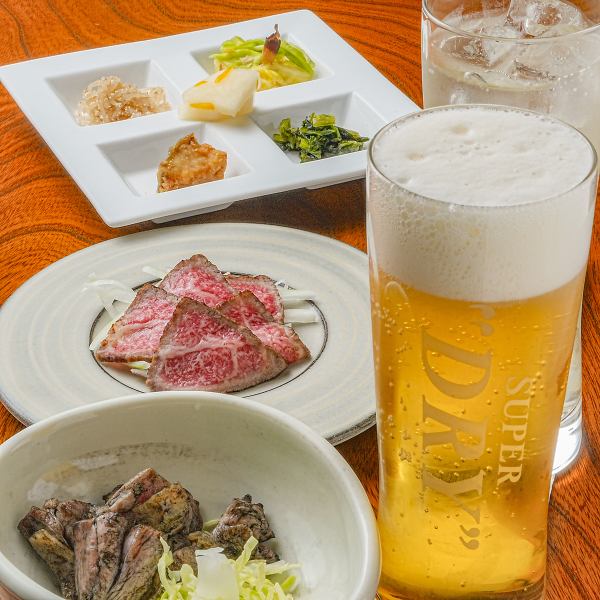 ≪人気メニューを赤字覚悟の大放出!≫お仕事帰りのちょい飲みにぴったり◎”晩酌セット” 2,000円 (税込)