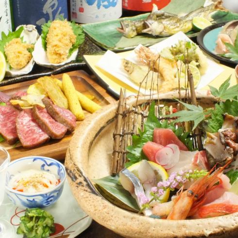 If you eat oyster cuisine at Takatsuki, "Misa Saku Hako Uku"! Course plan, all you can drink plan ◇