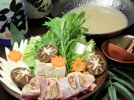 [Private room guaranteed] Special selection!! Enjoy your choice of delicious hot pot and carefully selected skewers course [120 minutes all-you-can-drink included] 6,000 yen