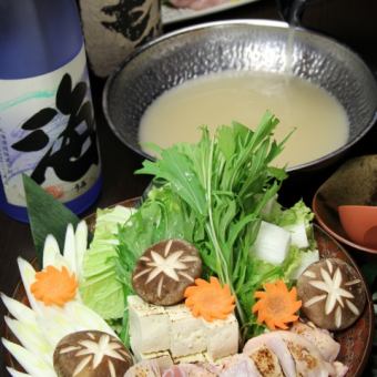 [Private room guaranteed] Specially selected luxury hot pot! A course to enjoy 3 types of delicious hot pot and carefully selected skewers◎5,000 yen including all-you-can-drink