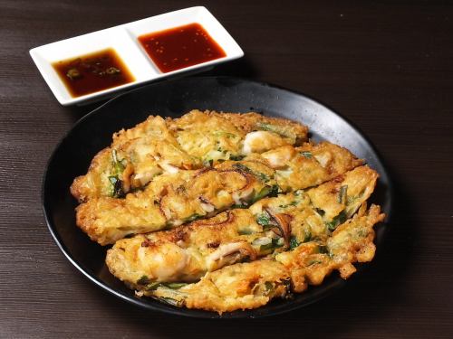 Seafood pancake