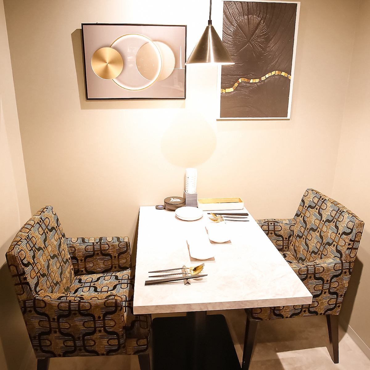 Perfect for dates and anniversaries ♪ Private rooms can be reserved!