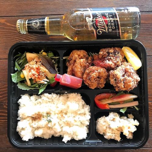 Safari fried chicken bento box