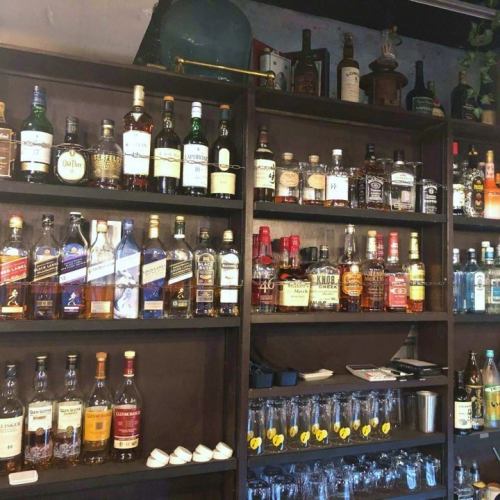 Over 50 types of whiskey