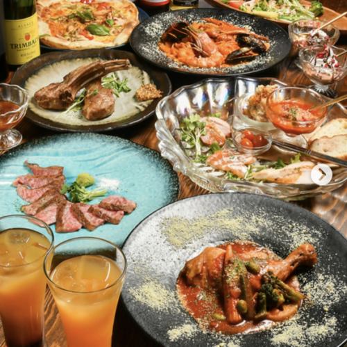 主要享用肉类菜肴♪