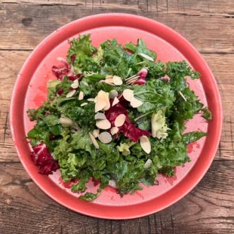 Kale and herb fragrant green salad
