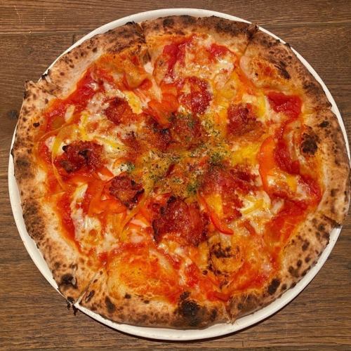 [Tomato] Pepperoni and paprika New York style