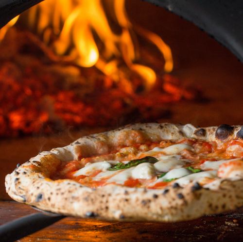 Specially crafted oven-baked pizza!