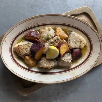 Garlic butter roasted chicken breast