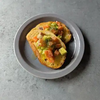 Salmon and avocado