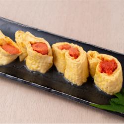 Mentaiko rolled egg