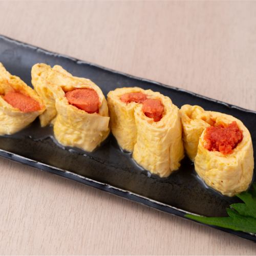 Mentaiko rolled egg