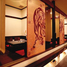 会社宴会・接待も◎隣を気にせずゆったりと