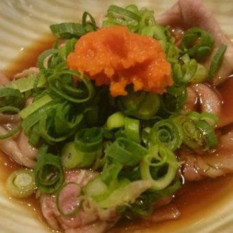 上タン湯引き