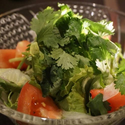 夏季限定パクチーサラダ
