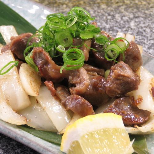 砂ずり塩焼き
