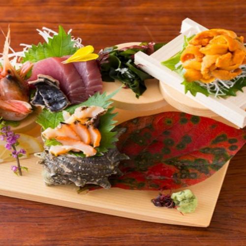 Fresh sashimi assortment (five kinds, one serving)