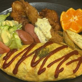 お子様に♪【飲み放題付きお子様プレート】￥1650（税込）