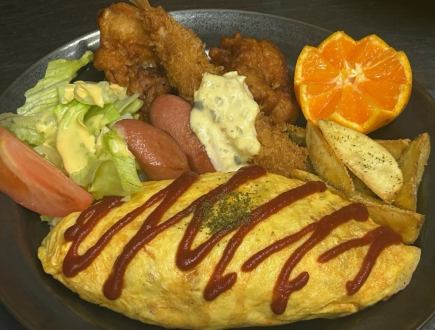 お子様に♪【飲み放題付きお子様プレート】￥1650（税込）