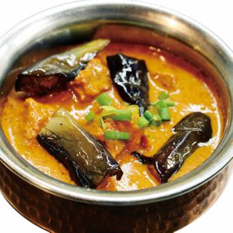 Mutton eggplant curry
