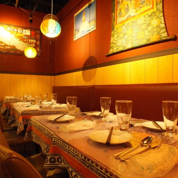 【Inside the spacious exotic shop】 Layout of free table seats, private rooms of up to 8 people! Sakuto and you can use for various scenes including lunch, large banquet at Yokosuka center, mama church, various banquets I will.Please inquire details ♪