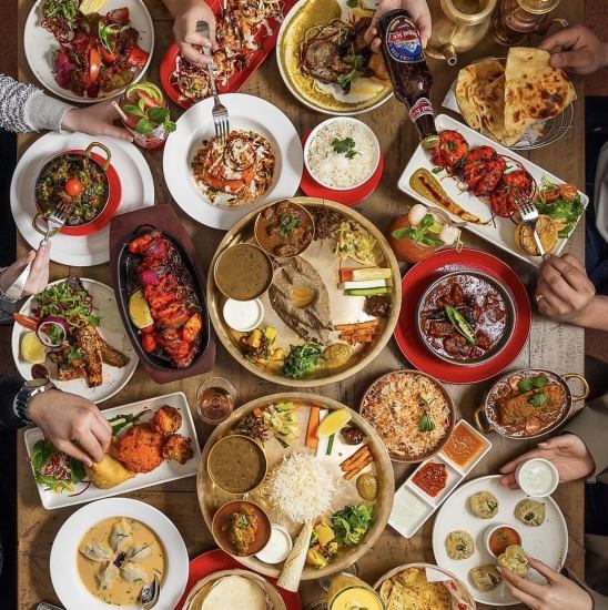 『特製スパイス揚げたて唐揚げ/サラダ等食べ放題プラン』全7品2時間飲み放題付3,000円