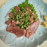 馬レバー刺し