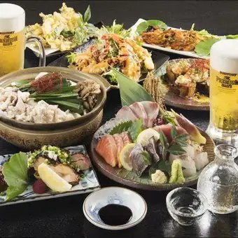 【宴会におすすめ◎】2H制飲み放題付7品（平日限定）￥4000お手軽コース(半個室/久米川)