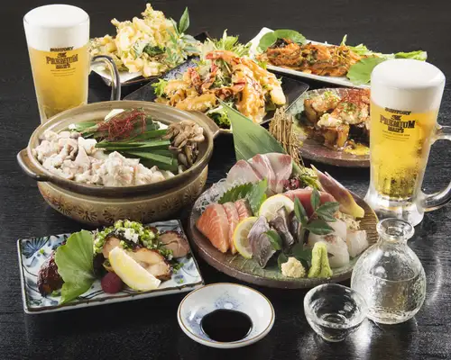 [Friday/Saturday/Sunday/Day before a public holiday] 11 dishes with 3-hour all-you-can-drink (including beer) → 6000 yen per person (tax included)