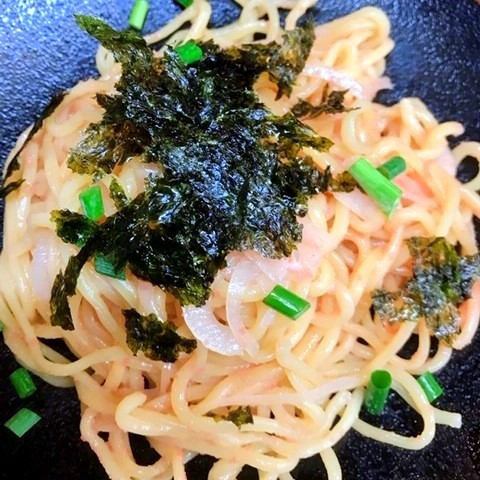 和風明太子焼そば/昔ながらのナポリタン焼きそば