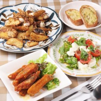 【平日限定◎6名様～貸切可】3時間5000円/飲み放題付コース（料理お任せもリクエストも可♪）