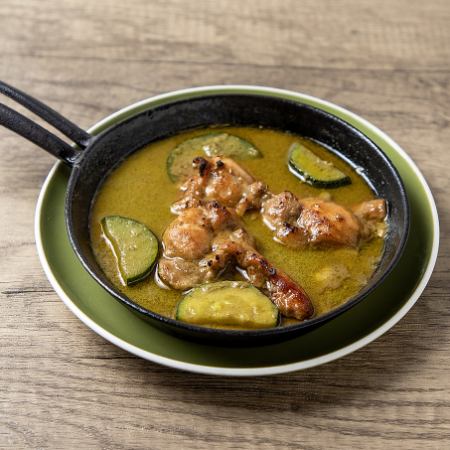 Grilled Chicken Green Curry