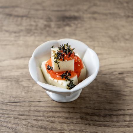 Mentaiko cheese tofu