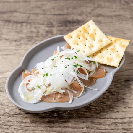 Chicken ham carpaccio