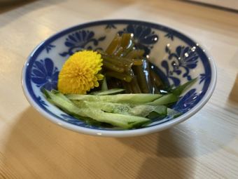 Pickled leaf wasabi