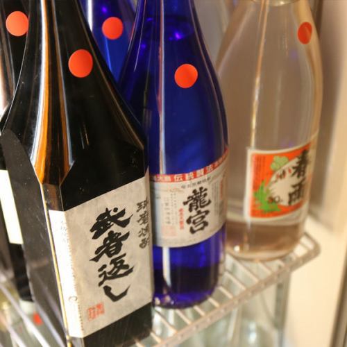 【Shochu & Japanese sake】 Choice from shopkeeper selected carefully ☆
