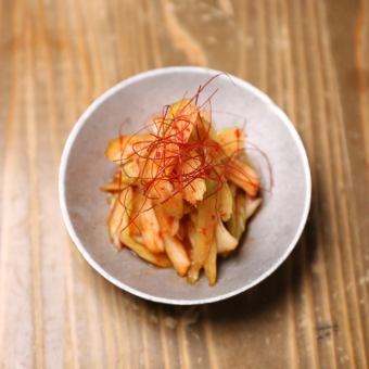 Celery lightly pickled kimchi