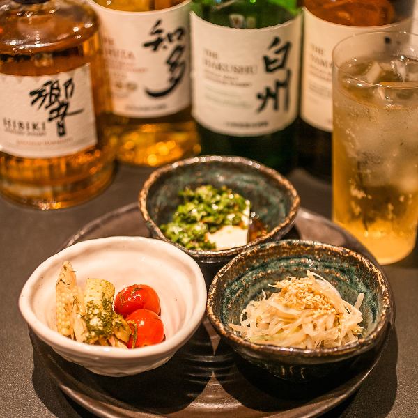 【お酒が進む♪】種類豊富なおつまみが魅力!お酒と一緒にテーブルを彩ります◎