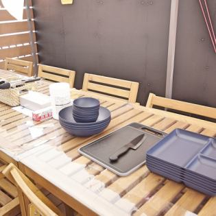 食器類などは当店でご用意しております♪