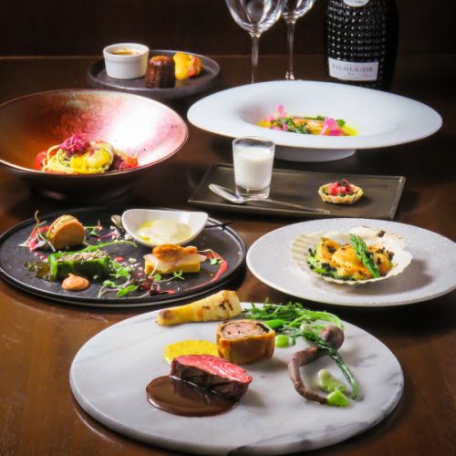 コース料理8800円(税込)