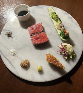 Grilled Kagoshima Kuroge Wagyu Rib Roast