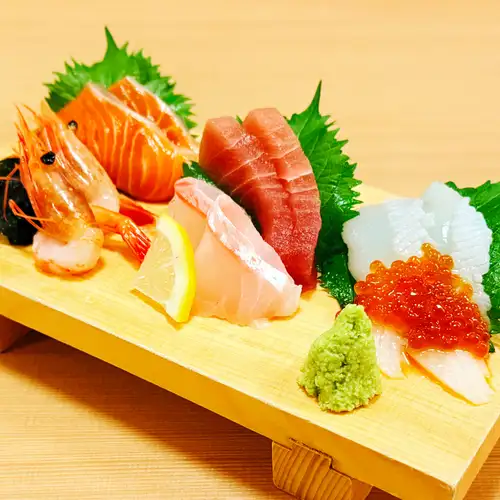 大穴刺身5点盛り
