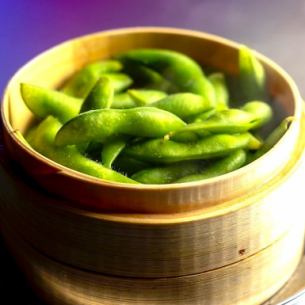 Steamed edamame