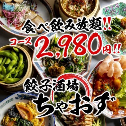 超人氣！ ！柏市的餃子居酒屋♪ 自助餐OK！自助飲料OK！ 2980日圓自助餐+自助飲料套餐★