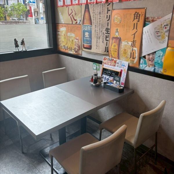 ゆっくり飲みたいテーブル席、宴会、ご友人とご利用ください☆