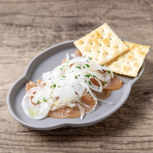 鶏生ハムのカルパッチョ