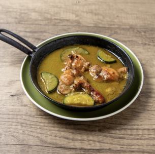 Grilled Chicken Green Curry